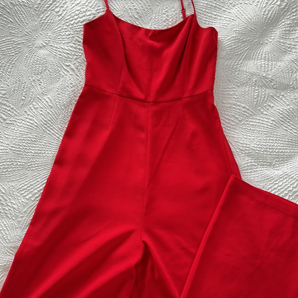 BCBG Red romper